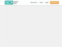 Tablet Screenshot of incm.org