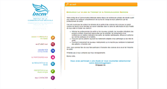 Desktop Screenshot of incm.fr